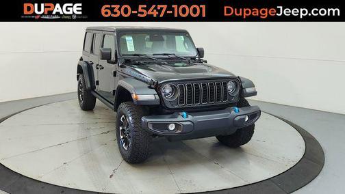 Black Clearcoat 2025 Jeep Wrangler 4xe Rubicon