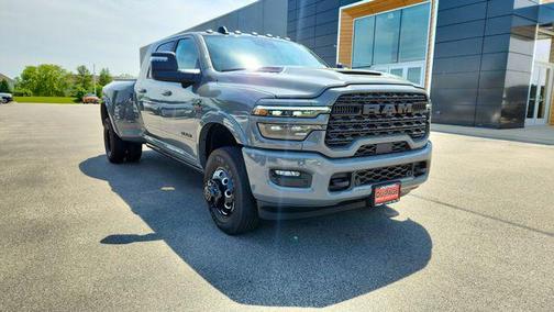 Ceramic Gray Clearcoat 2026 RAM 3500 Limited Mega Cab 4x4 6'4' Box