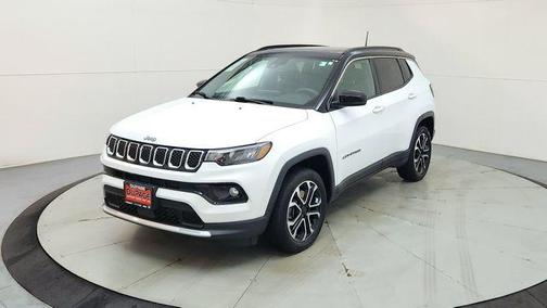 Bright White Clearcoat 2023 Jeep Compass Limited