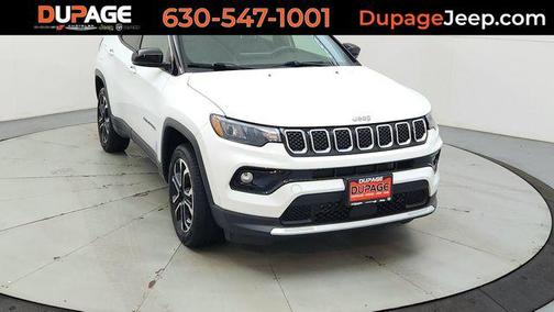 Bright White Clearcoat 2023 Jeep Compass Limited