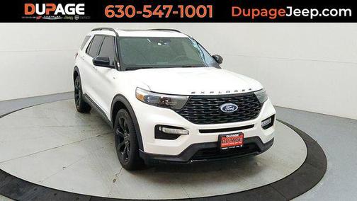 STAR WHITE MET TRI-COAT 2024 Ford Explorer ST-Line