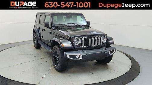 Black Clearcoat 2025 Jeep Wrangler 4xe Sahara
