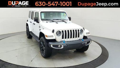 Bright White Clearcoat 2023 Jeep Wrangler 4xe Sahara