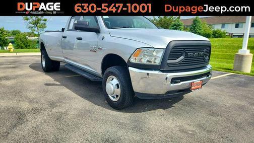 Bright Silver Metallic Clearcoat 2018 RAM 3500 Tradesman Crew Cab 4x4 8' Box