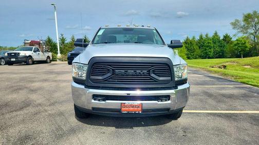 Bright Silver Metallic Clearcoat 2018 RAM 3500 Tradesman Crew Cab 4x4 8' Box