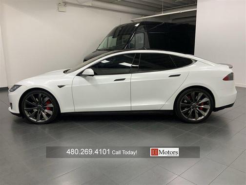 White 2014 Tesla Model S P85D
