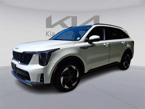 Snow White Pearl 2025 Kia Sorento Hybrid EX