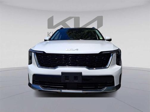 Snow White Pearl 2025 Kia Sorento Hybrid EX