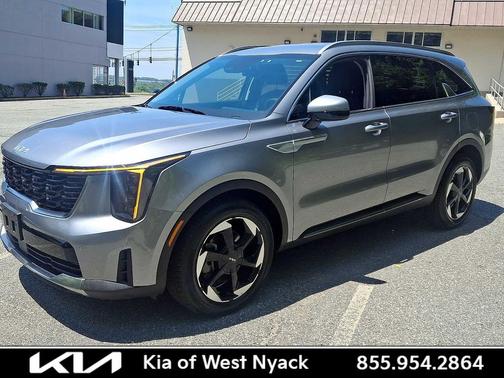 Steel Gray 2026 Kia Sorento Hybrid EX