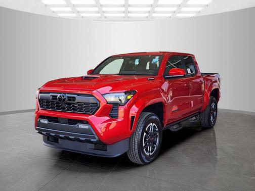 Red 2026 Toyota Tacoma Hybrid TRD Sport