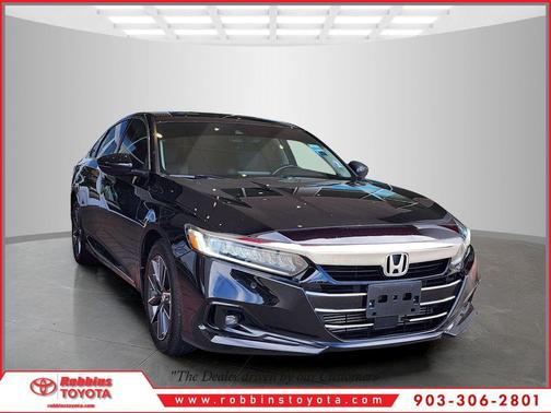 Black 2021 Honda Accord EX-L 1.5T