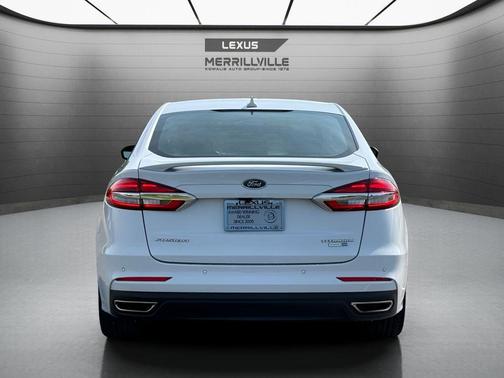 Oxford White 2020 Ford Fusion Titanium