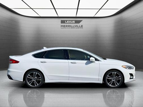 Oxford White 2020 Ford Fusion Titanium