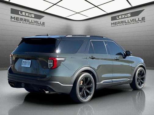 Forged Green Metallic 2023 Ford Explorer ST