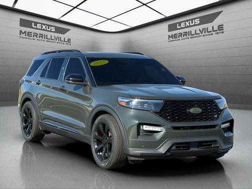 Forged Green Metallic 2023 Ford Explorer ST
