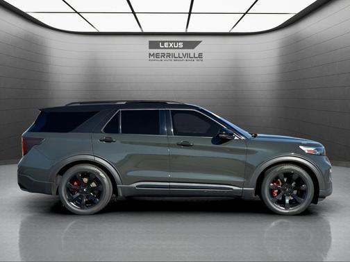Forged Green Metallic 2023 Ford Explorer ST