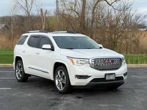 White Frost Tri-Coat 2017 GMC Acadia Denali