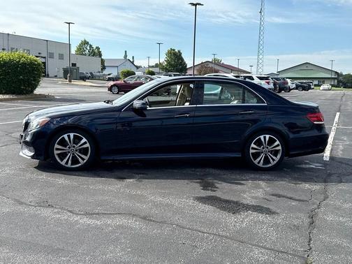 Blue 2014 Mercedes-Benz E-Class E 350 4MATIC