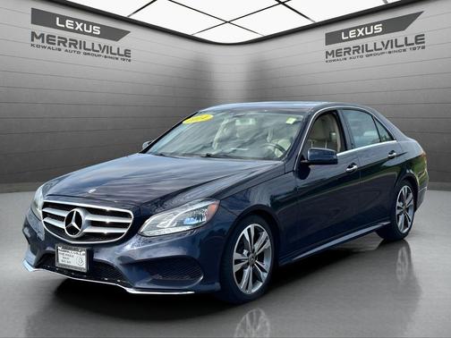 Blue 2014 Mercedes-Benz E-Class E 350 4MATIC