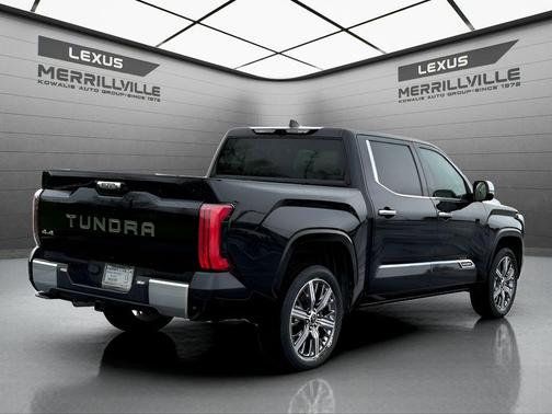 Midnight Black Metallic 2023 Toyota Tundra Hybrid Capstone