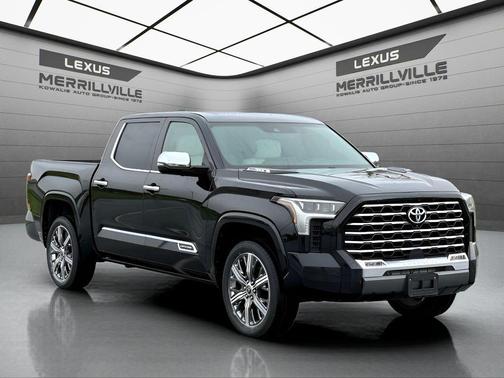 Midnight Black Metallic 2023 Toyota Tundra Hybrid Capstone