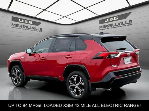 Supersonic Red / Midnight Black Metallic 2024 Toyota RAV4 Prime XSE