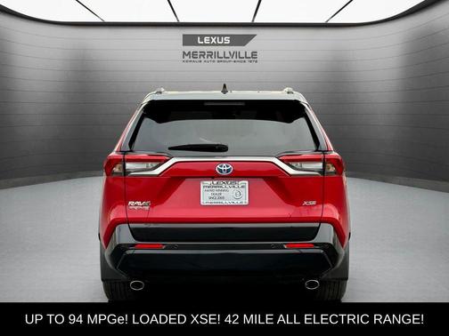 Supersonic Red / Midnight Black Metallic 2024 Toyota RAV4 Prime XSE