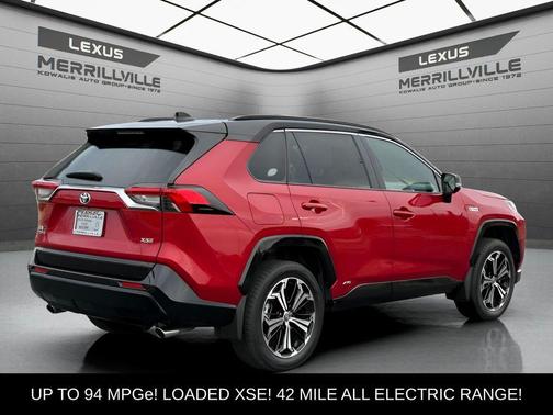 Supersonic Red / Midnight Black Metallic 2024 Toyota RAV4 Prime XSE