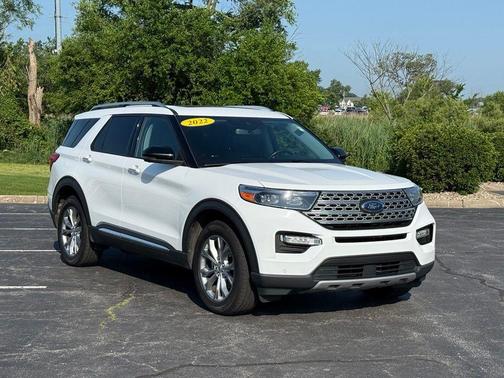 Oxford White 2022 Ford Explorer Limited