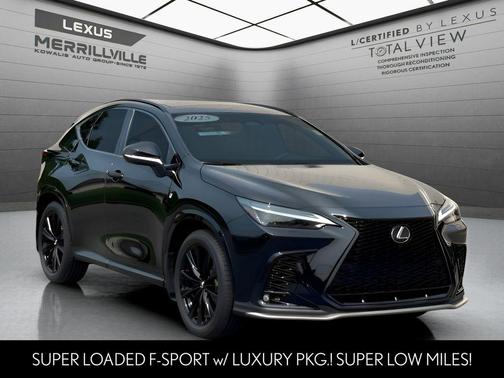 Obsidian Black 2025 Lexus NX 350 F SPORT Handling
