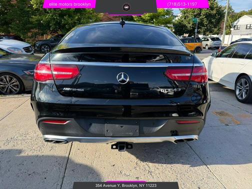 Black 2017 Mercedes-Benz AMG GLE 43 Coupe 4MATIC