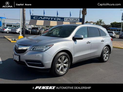 Lunar Silver Metallic 2016 Acura MDX 3.5L w/Advance Package