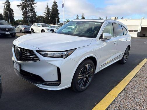 Platinum White Pearl 2026 Acura MDX Advance Package