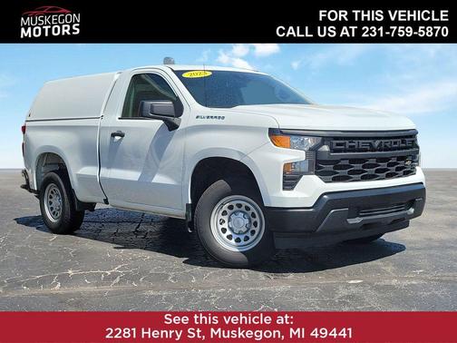 Summit White 2023 Chevrolet Silverado 1500 WT