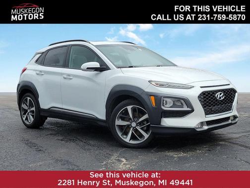 Chalk White 2019 Hyundai KONA Limited