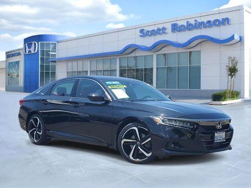 Crystal Black Pearl 2022 Honda Accord Sport 1.5T