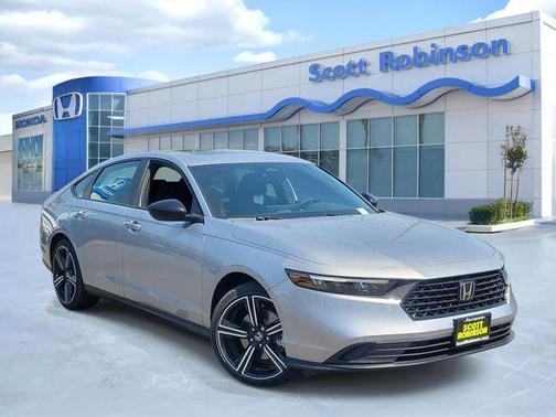 Solar Silver Metallic 2026 Honda Accord Hybrid Sport