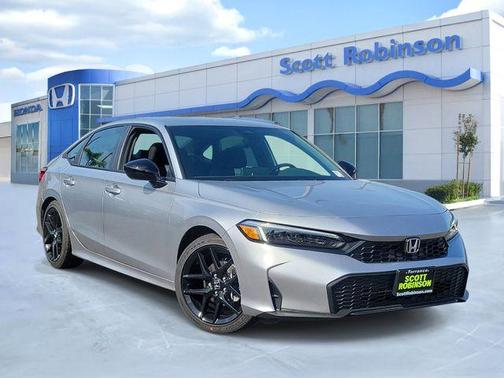 Solar Silver Metallic 2026 Honda Civic Sport