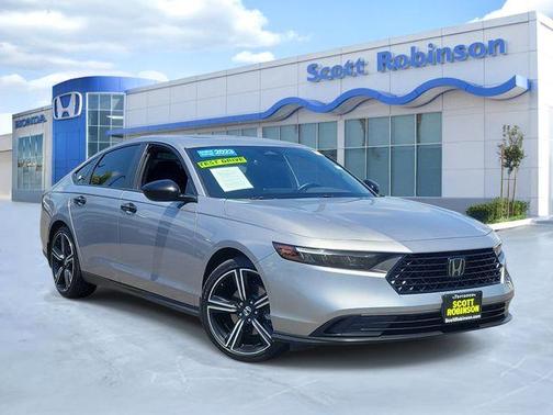 Lunar Silver Metallic 2023 Honda Accord Hybrid Sport