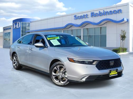 Solar Silver Metallic 2024 Honda Accord Hybrid