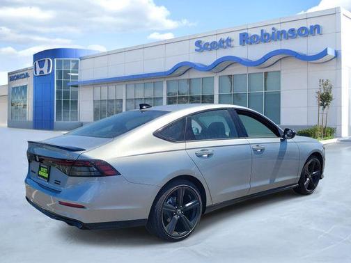 Solar Silver Metallic 2026 Honda Accord Hybrid Sport-L