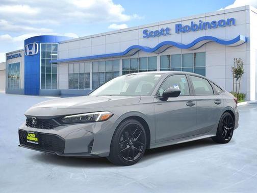 Urban Gray Pearl 2025 Honda Civic Sport