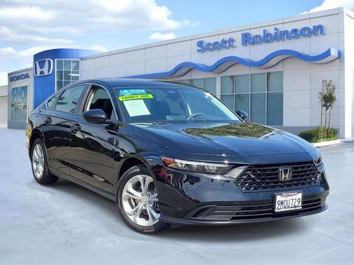 Crystal Black Pearl 2024 Honda Accord LX