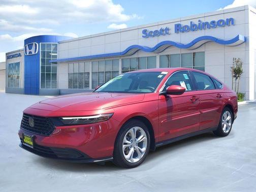 Radiant Red Metallic 2025 Honda Accord LX