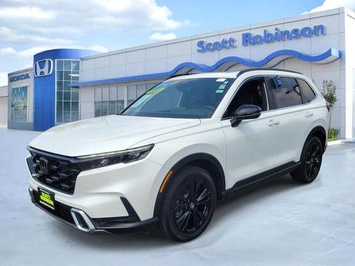 Platinum White Pearl 2024 Honda CR-V Hybrid Sport Touring