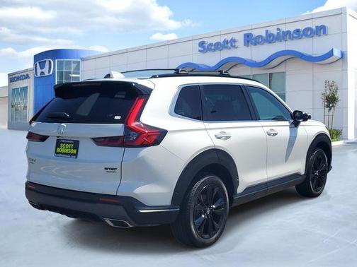 Platinum White Pearl 2024 Honda CR-V Hybrid Sport Touring