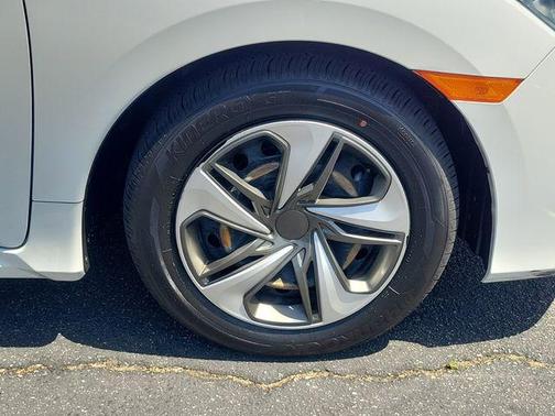 Platinum White Pearl 2020 Honda Civic LX