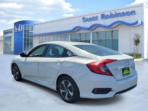 Platinum White Pearl 2020 Honda Civic LX