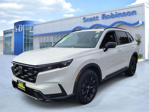 Platinum White Pearl 2026 Honda CR-V Hybrid Sport-L