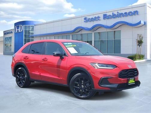 Red 2025 Honda HR-V Sport